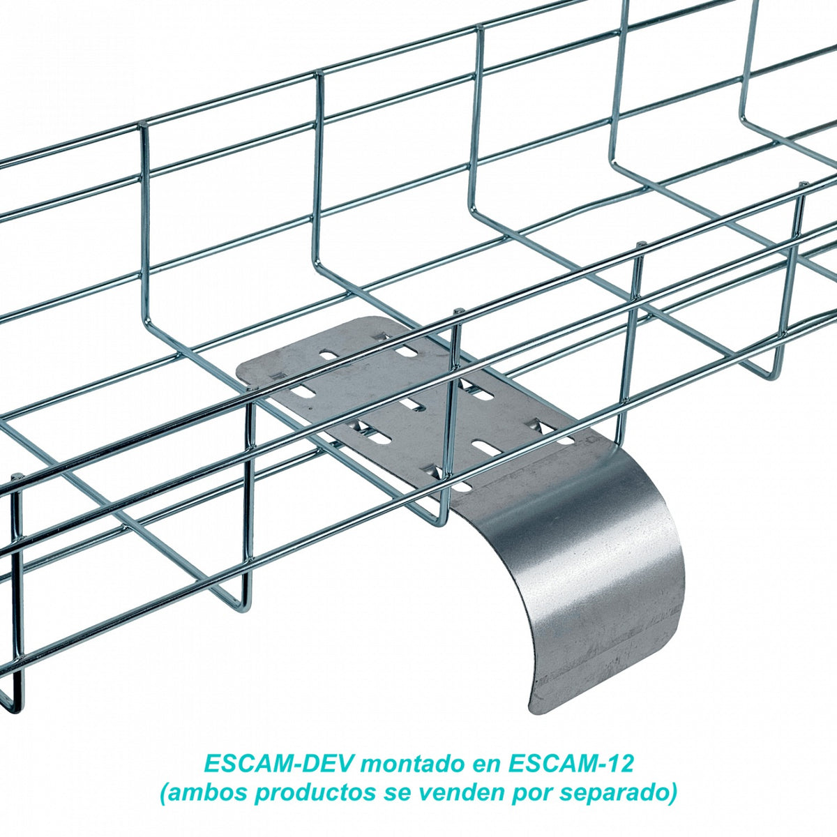 ESCAM-DEV Salida de Cableado DEV100GS para Bandeja Portacables Tipo Malla de Alambre Cablofil