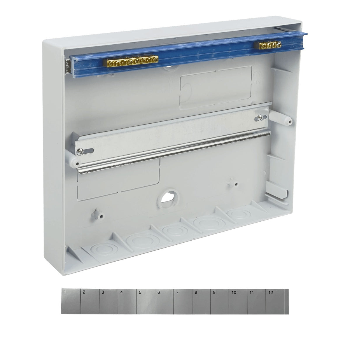CADIN-12S LEXO Tablero de Superficie LSZH para 12 Módulos con Riel DIN IP41 IK08 5399112
