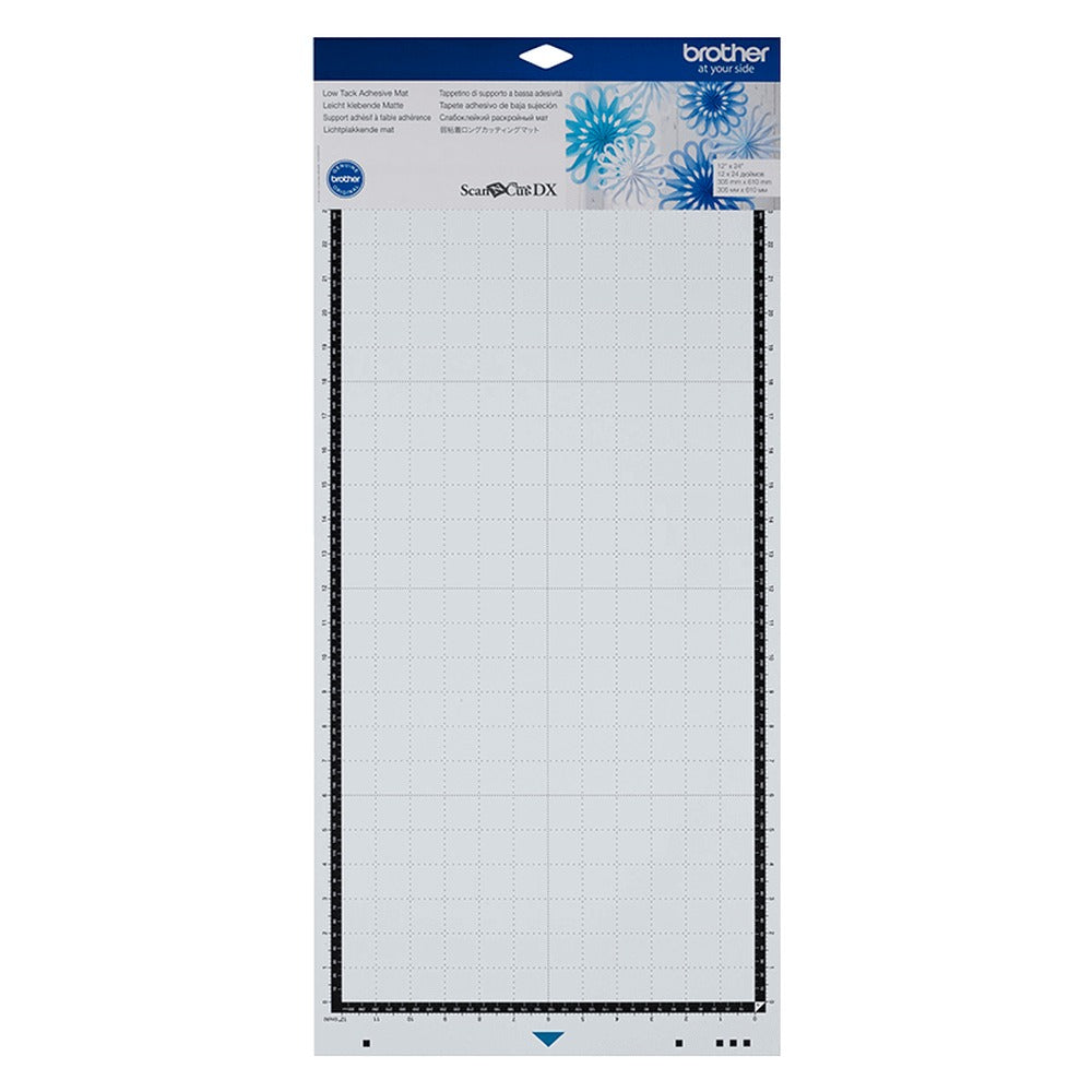 CADXMATLOW24. Alfombrilla adhesiva de baja adherencia Brother para plotter de corte ScanNCut DX, tamaño 305x610 mm