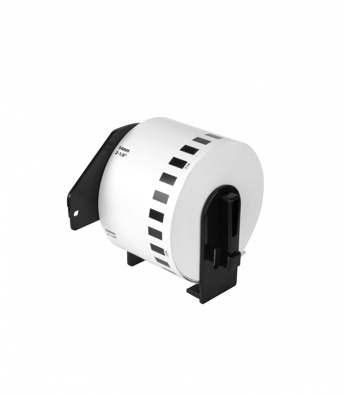 DKN5224 BROTHER Sin-Adhesivo 54mm x 30,4mt Negro sobre Blanco Rollo-Continuo para QL