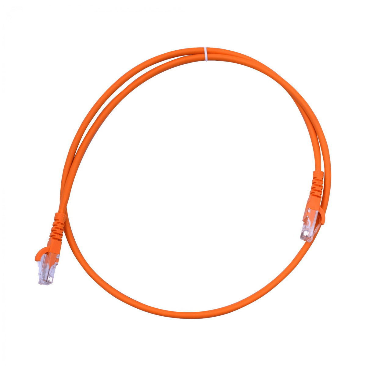 CP6B-10L LINKMADE Cable de Parcheo CAT6 Multifilar Naranja LSZH de 1 Metro con Conectores Moldeados