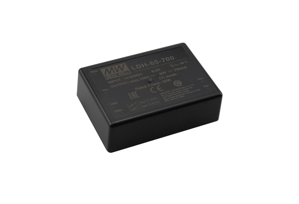 Conversor DC-DC Step-UP para LED 65W LDH-65 - W - Modelo con cables - 1750mA