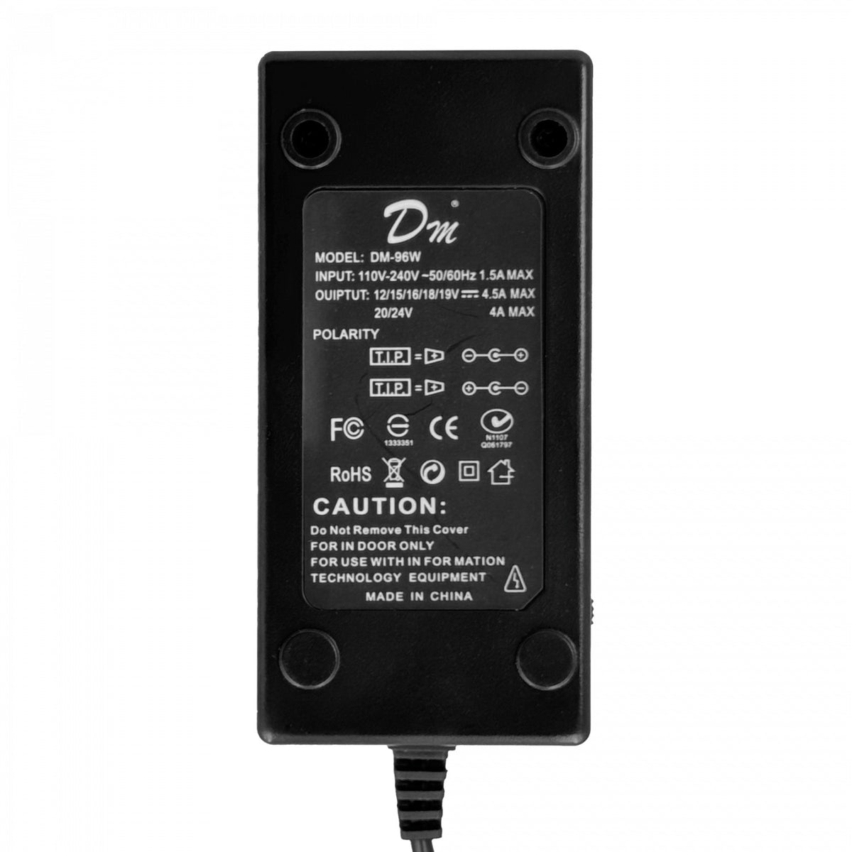 FVS-96W Fuente de alimentación universal variable de 12 a 24V 96W 4A con entrada de corriente alterna 110-240VAC