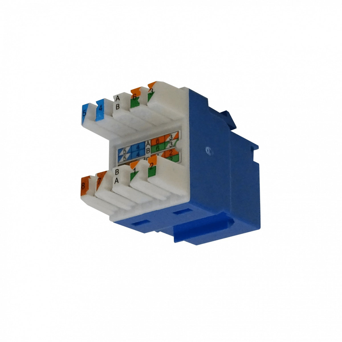 KP6AF FURUKAWA Conector Hembra RJ45 Keystone Azul Categoría 6 UTP Multilan Punch 35030607