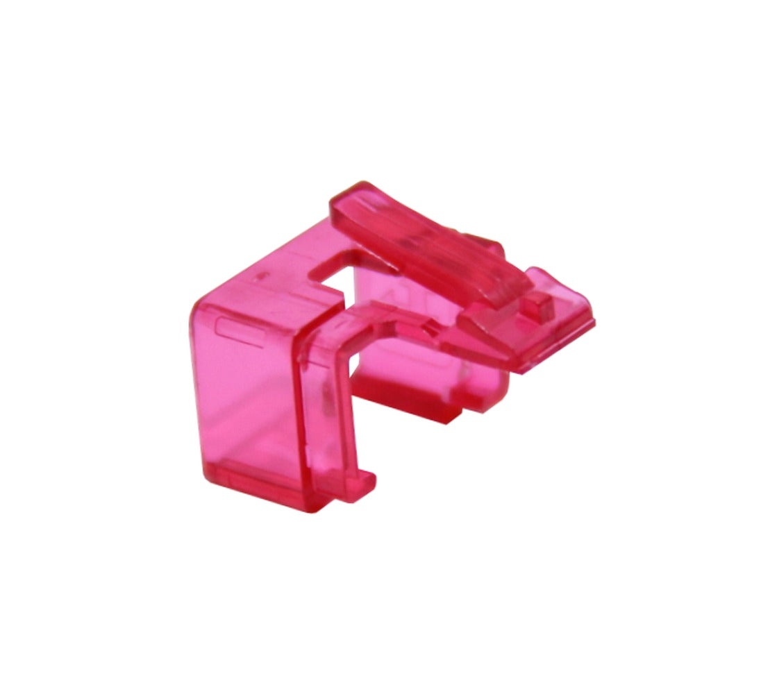 RJC-CR LINKMADE Tapa Protectora Reparadora RJ45 Color Rojo en Empaque de 10 Piezas