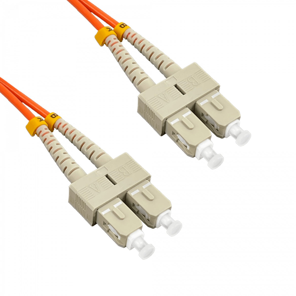 JFMCC3 Cable de Interconexión de Fibra Óptica Multimodo OM1 MM Duplex SC-SC de 3 metros, 62.5/125µm, con cubierta LSZH