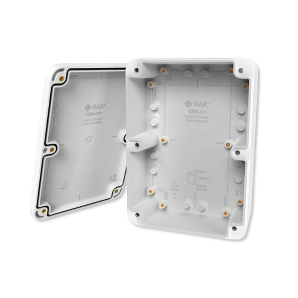 Gabinete blanco Unify IP67 180x130x60mm