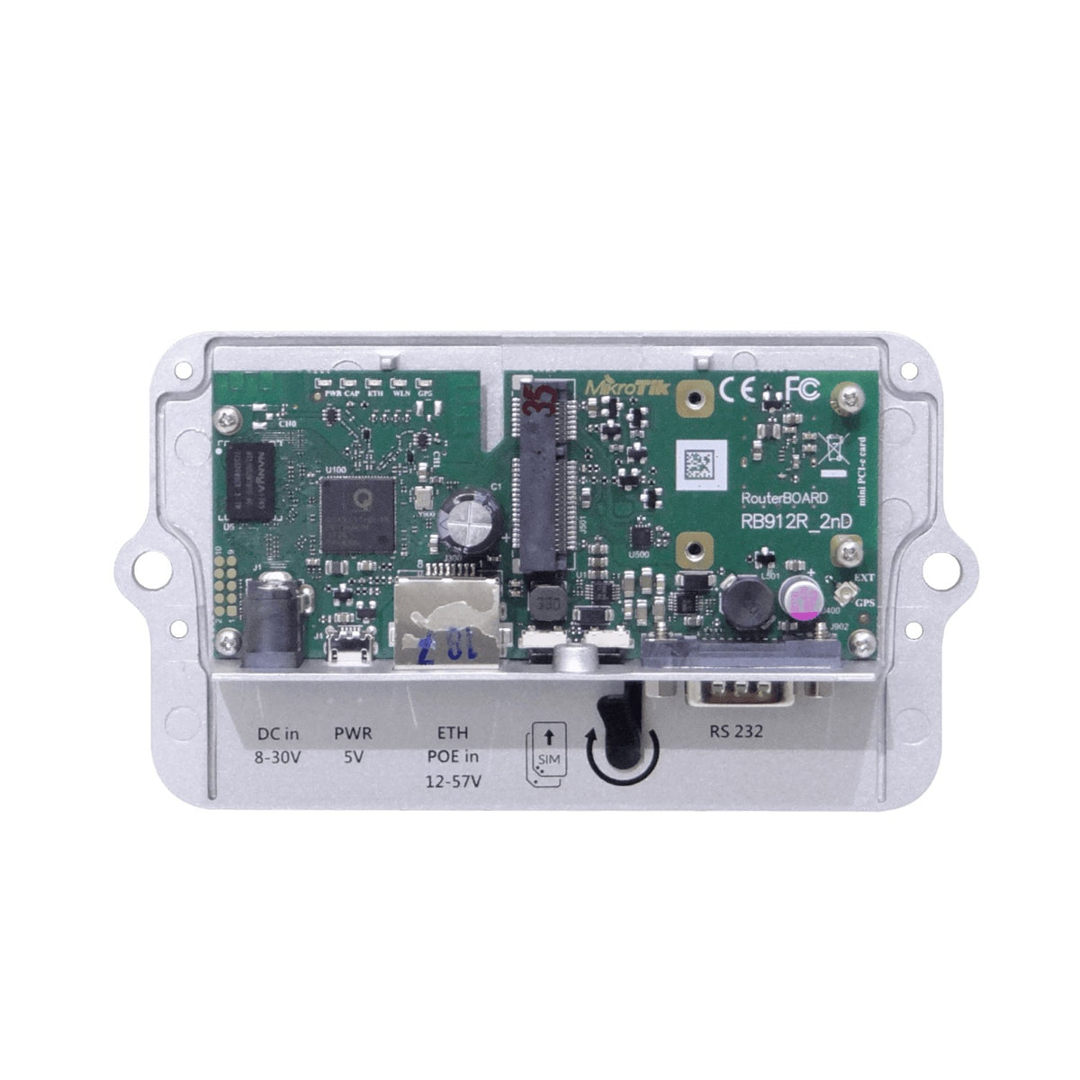 LTAP-MINI-LIQ MIKROTIK DE SEGUNDA MANO Sin módulo R11e-LTE 1-miniPCIe 2-ranuras SIM GPS 1-puerto 100Mbps