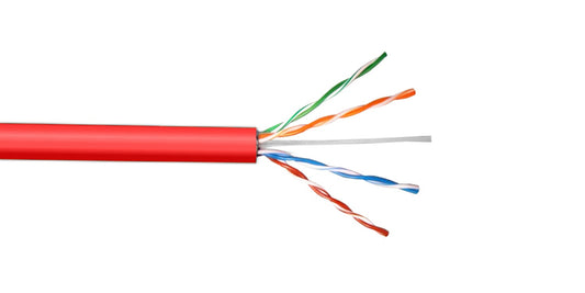 CBL-UR3 LINKMADE BOBINA UTP ROJO CAT5E COBRE 300 METROS CONDUCTOR ÚNICO