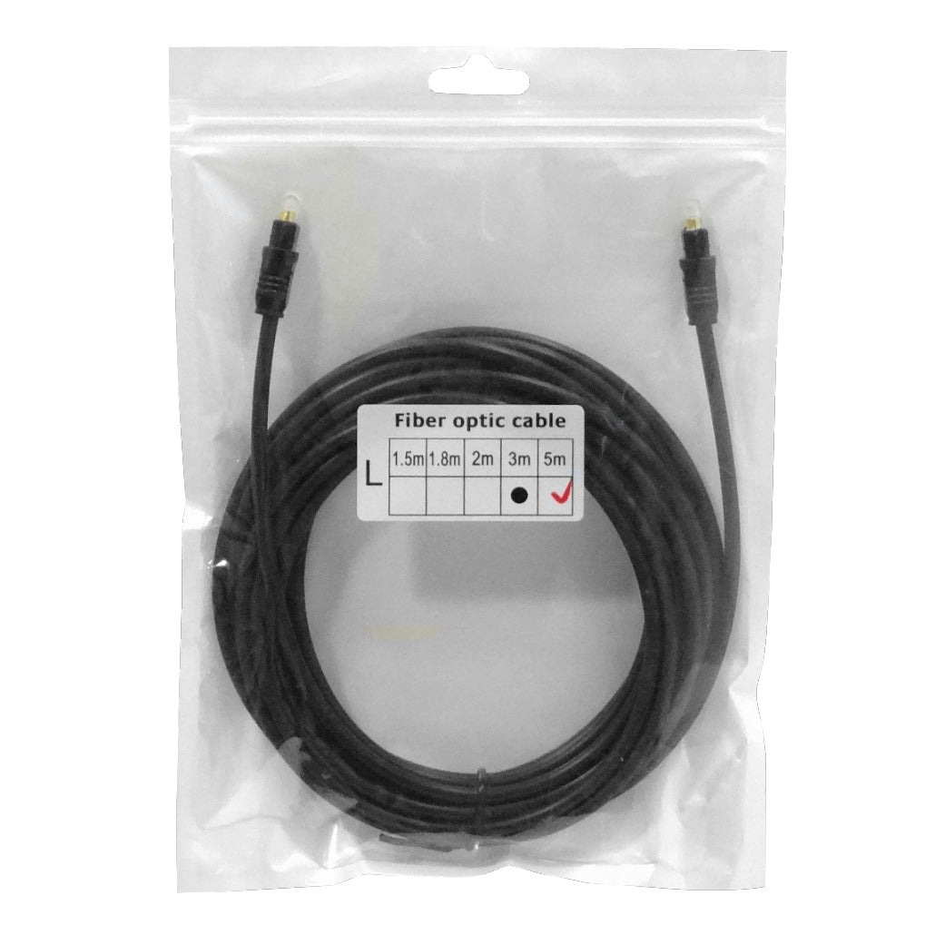TOSLINK-5M Cable de Audio Digital por Fibra Óptica de 5,0 metros (500cm)