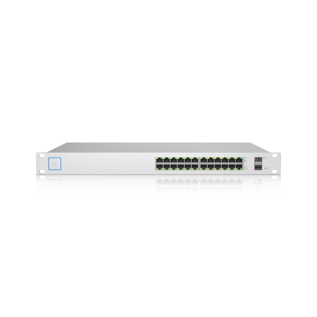 US24-250W UBIQUITI Switch 200W-tot 24-1000-PoE24/48af/52at 2-SFP req-UniFi