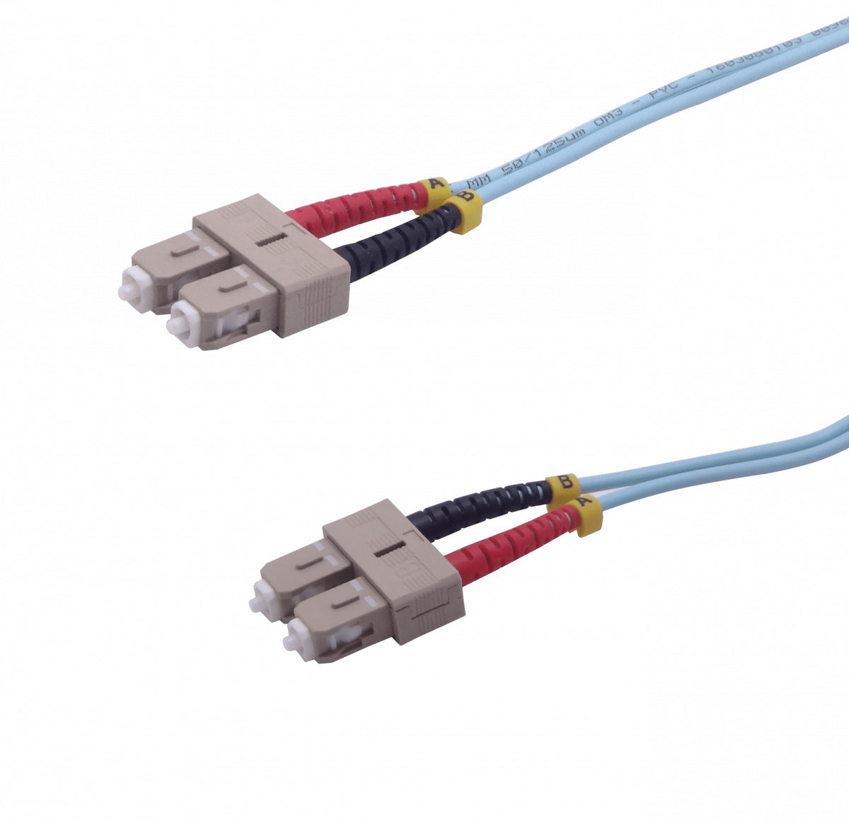 JF3CC10 10 metros SC-SC OM3 Multimodo MM Dúplex Cable de Fibra 3.0mm 50/125µm LSZH