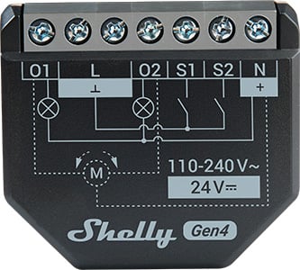 Interruptor inteligente de 2 canales con medición de energía 10A por canal Wi-Fi, Zigbee y Bluetooth