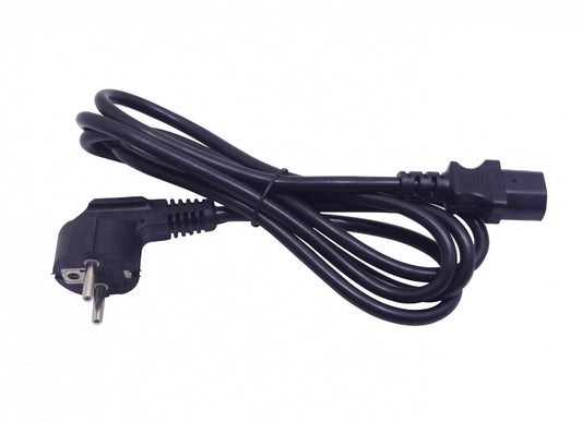 CSMC 1,2-1,8mt Schuko-Macho C13-Hembra Cable Poder Negro 6A 3x0,75mm2