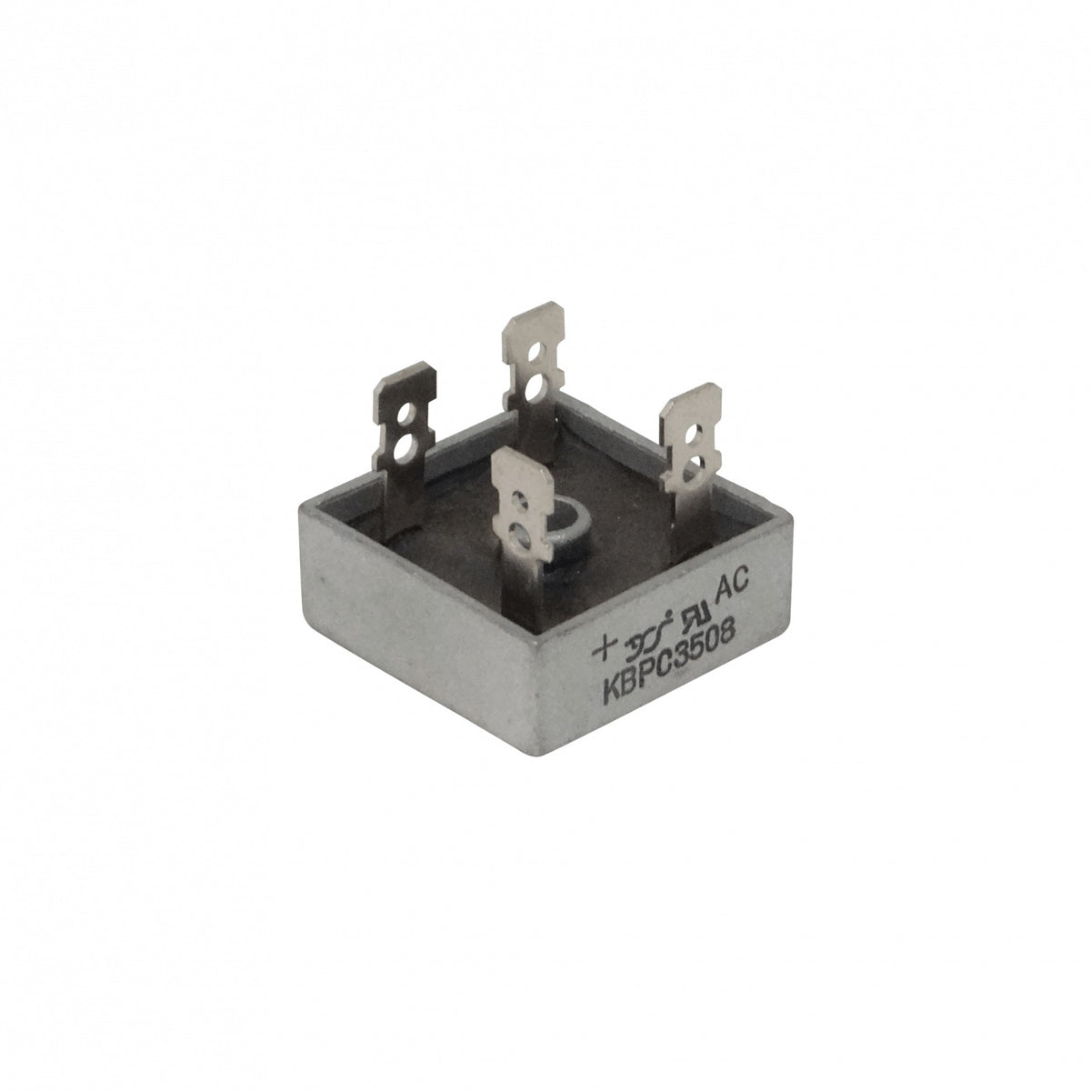RECTIF-35 Módulo rectificador de puente monofásico 35 amperios 800 voltios, referencia KBPC3508 o KBPC3510