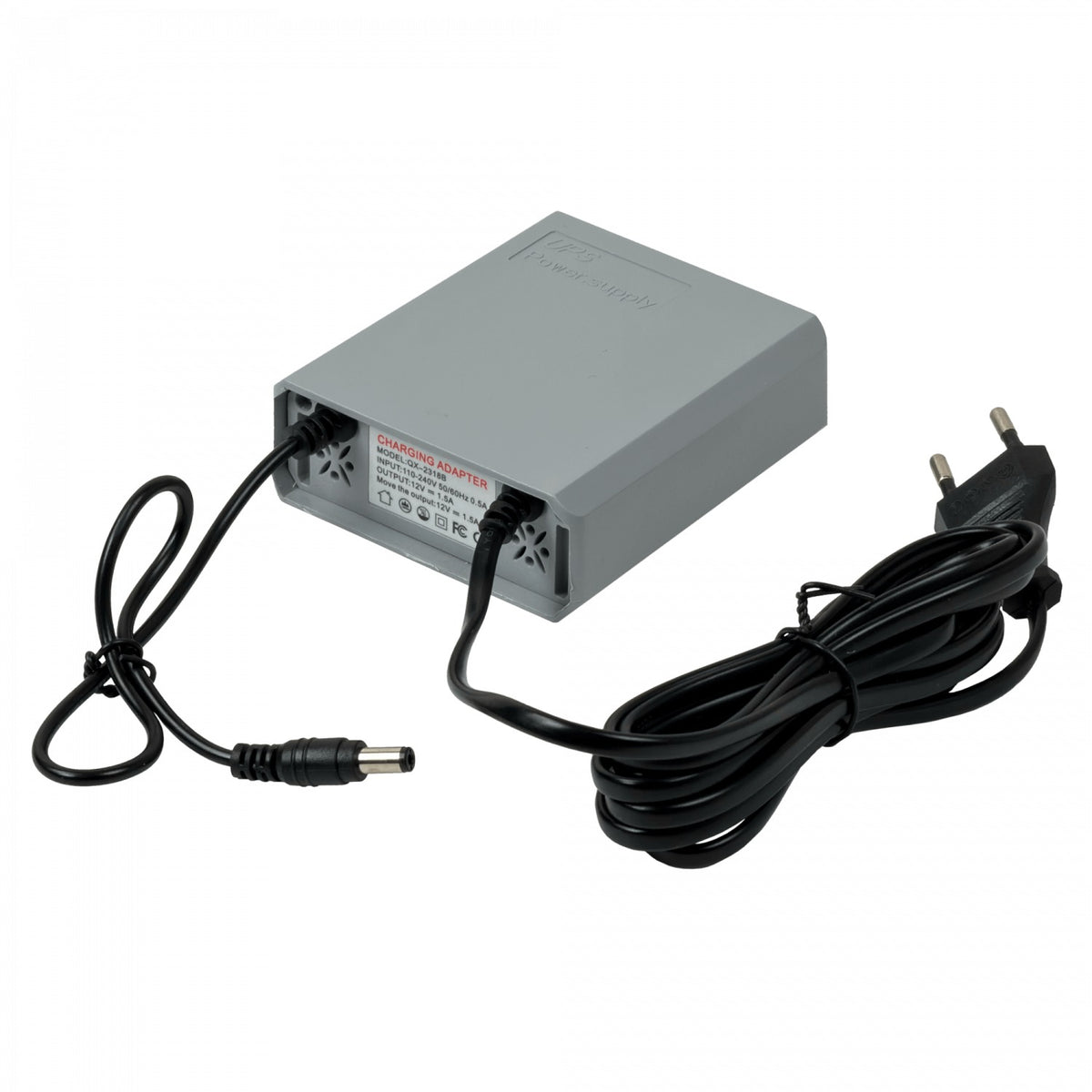 DC-UPS-43 Respaldo energía 12Vcc 43Wh 3600mAh Ent:220VCA Sal:12V/2A Ficha-5,5x2,1mm Bateria-Litio