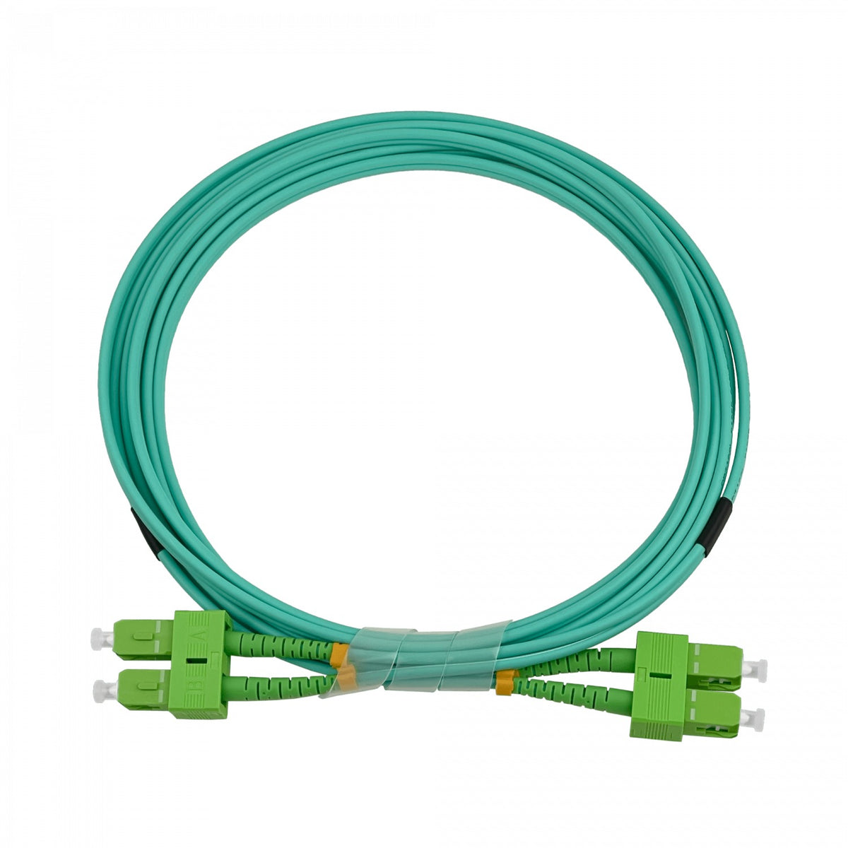 JF3AA3 Latiguillo de Fibra Óptica Multimodo OM3 Dúplex 3 metros SC/APC a SC/APC Cubierta LSZH