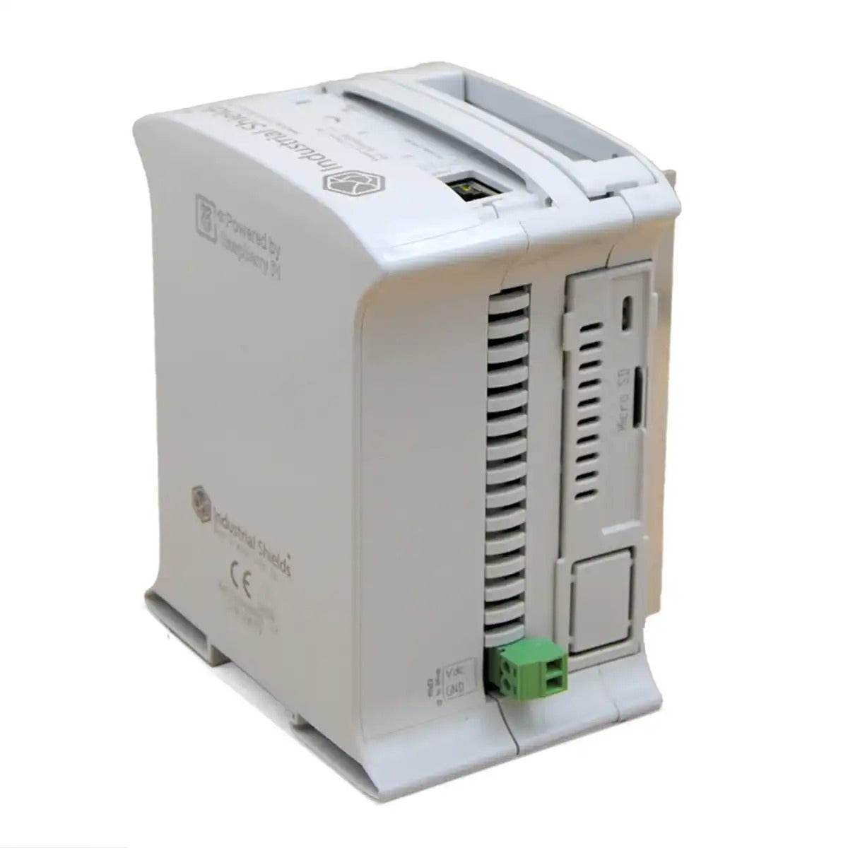 Controlador Lógico Programable basado en Raspberry Pi con puerta de enlace CPU, sistema de alimentación ininterrumpida incorporado y doble puerto Ethernet