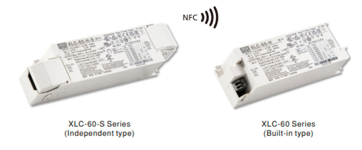Controlador LED de potencia constante/voltaje constante de múltiples etapas de 60 W - SI - DALI2