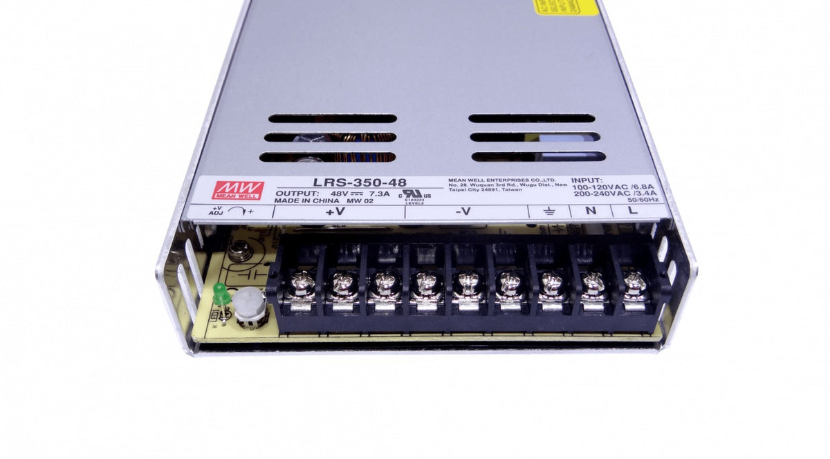 LRS-350-48 MEANWELL 350W 48V 7,3A Regulable Metálica Fuente de Alimentación con Ventilador