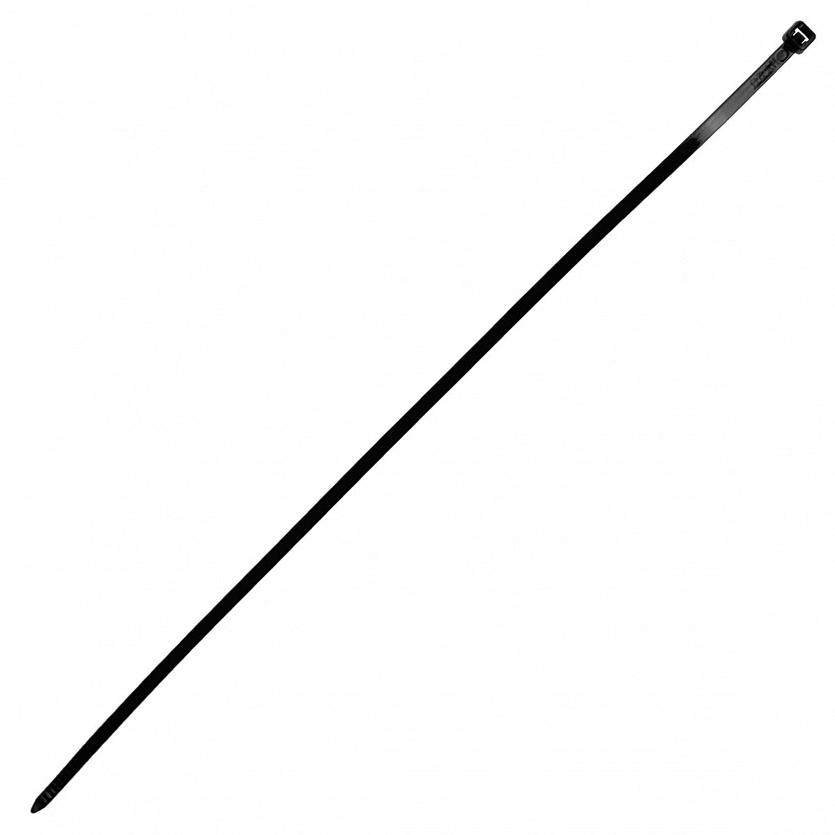 CV-435N. 50 unidades 350x4,8mm Negra Brida Plástica de Nailon 4.8x350mm