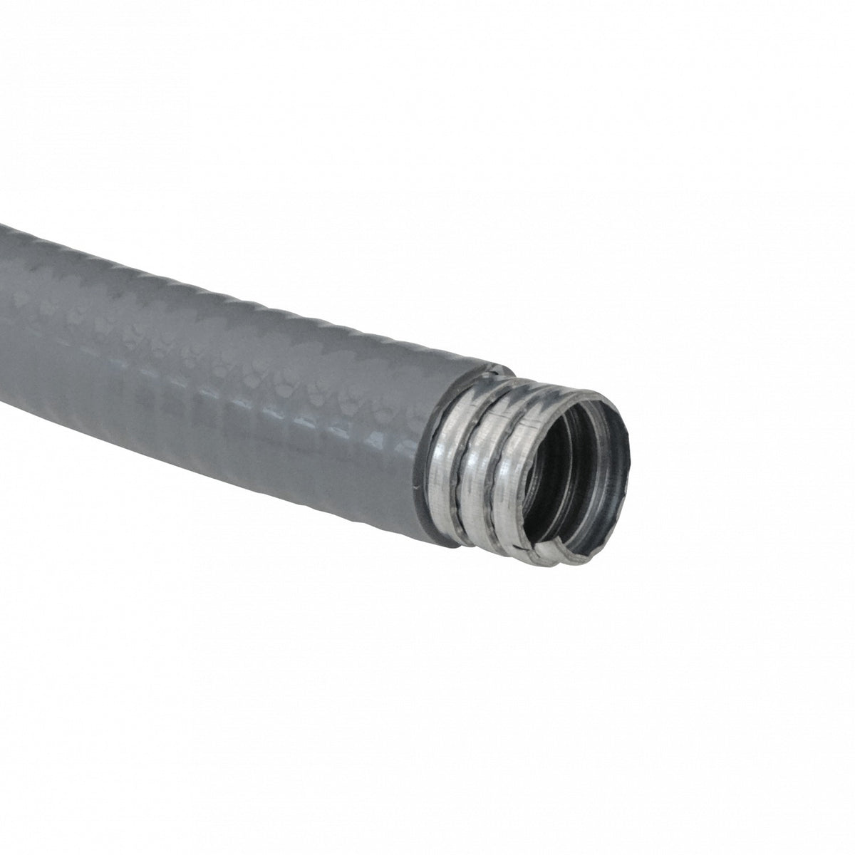 FLEXU-25 Rollo de 30 Metros de Tubería Conduit Metálica Semi-Flexible Recubierta de PVC de 25mm (3/4 de Pulgada)