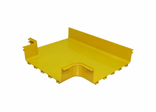CCA-360-TM Derivación Horizontal en T Amarilla 360x100mm PC+ABS LSZH Macho
