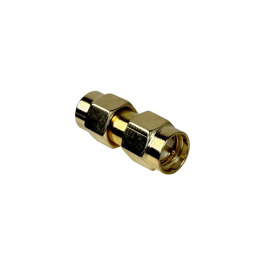 SMSM Conector Adaptador Acoplador Unión SMA-Macho a SMA-Macho