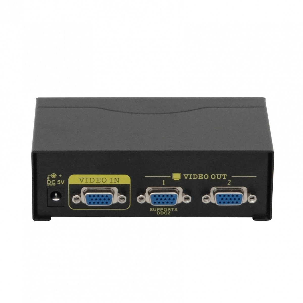 VGA-1X2 VGA-2502 Video Splitter 2-VGA-H 1-VGA-M 250MHz inc-9V/1A