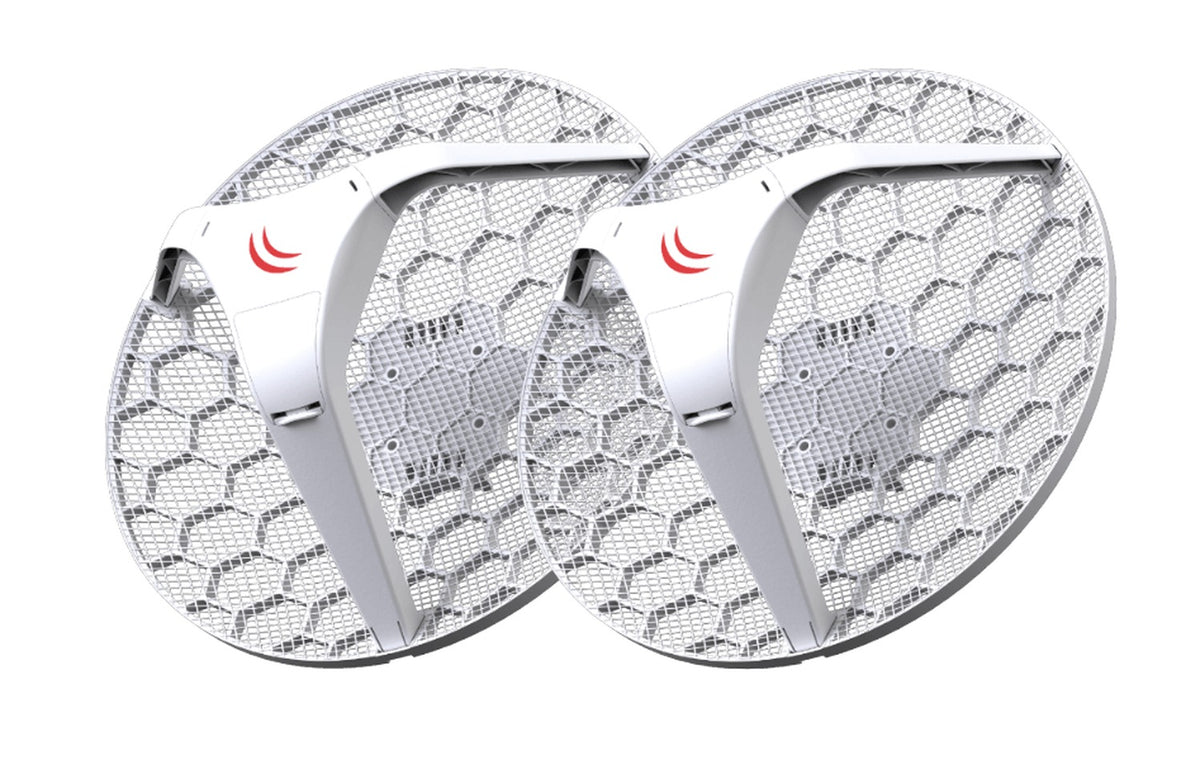 LHGG-60AD MIKROTIK Antena de 2 Rejillas 60GHz 802.11ad Capa 3 1-1000 incl. 24V 1.8Gbps 1.5km 391mm