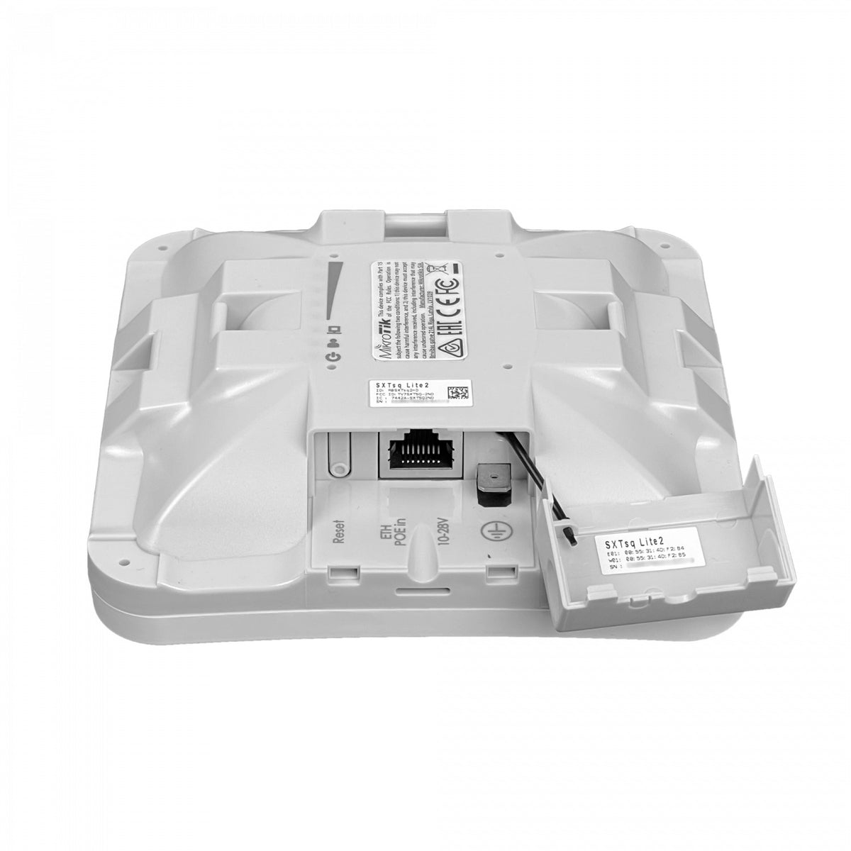SXTSQ-LITE2 MIKROTIK 129x129mm 2,4GHz L3 10dBi 30dBm 64mb 650MHz 1-100 RBSXTsq2nD