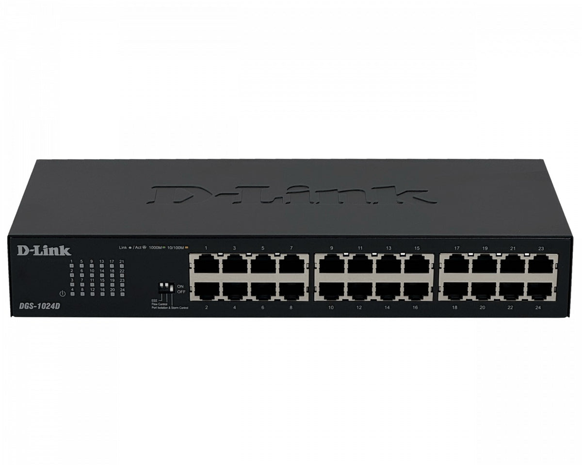 DGS-1024D D-LINK 24-1000 Gigabit Conmutador no-Gestionable Rack req-cable-C13