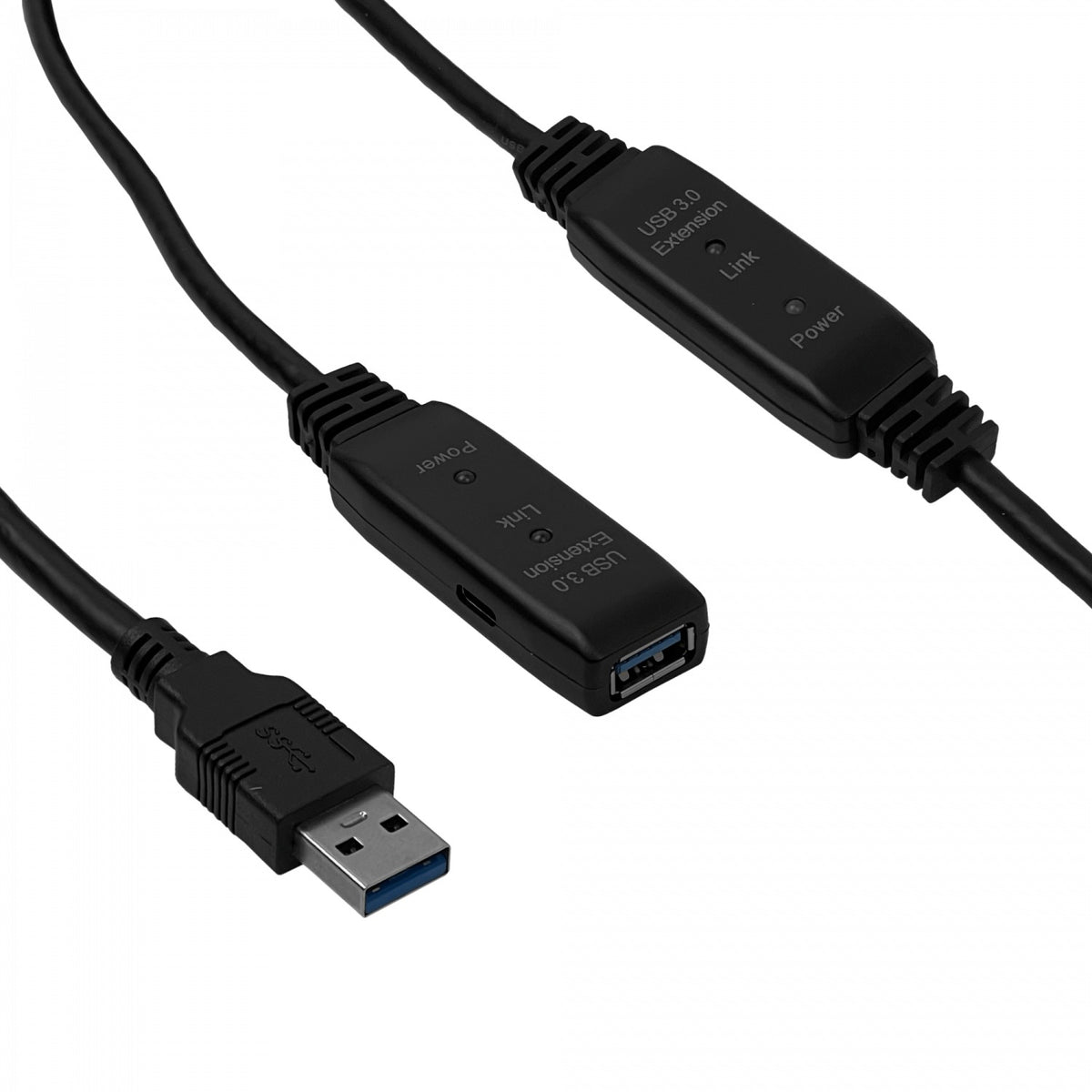 USB3EX10. Cable USB3.0 10mt A-M A-H AM-AH Extension Activa Repetidora 5Gbps