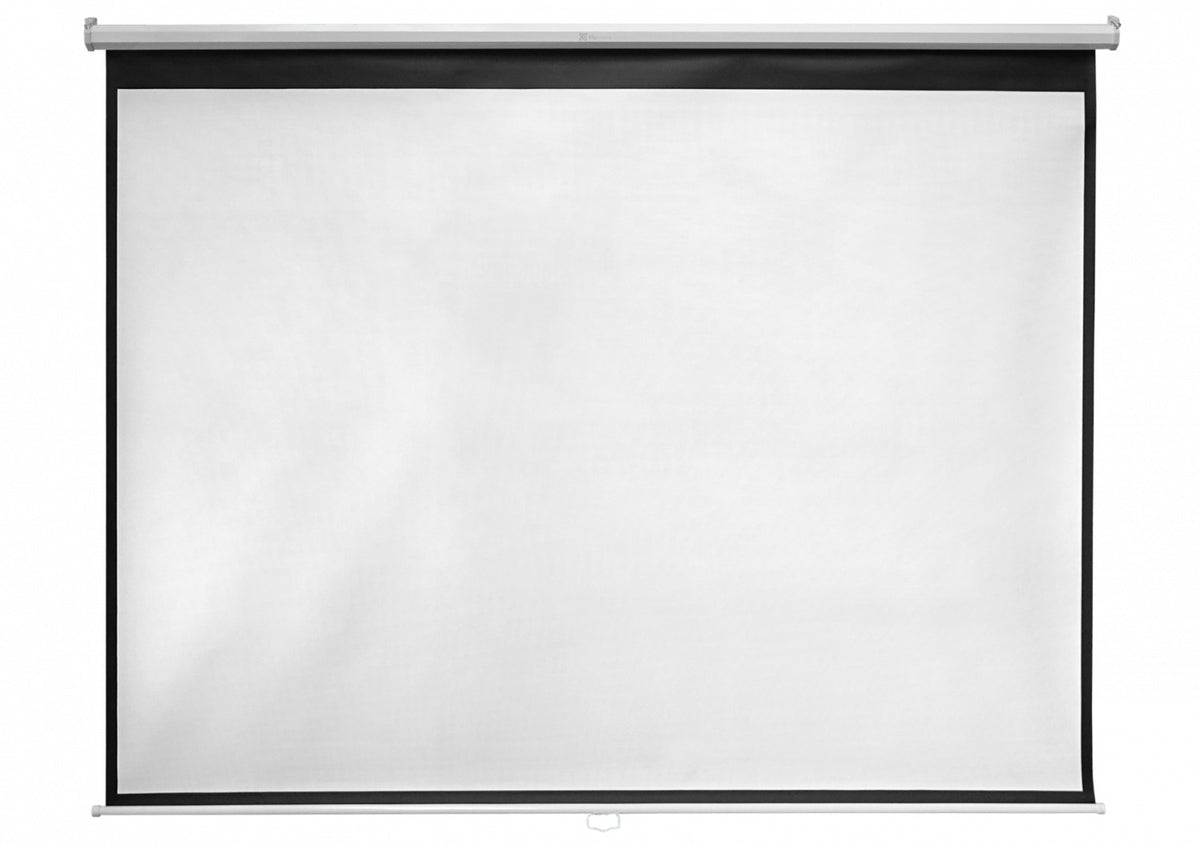 TELON-2 KLIPX Pantalla de Proyección de Pared 2,4mt x 1,8mt 4:3 color blanco 240x180cm KPS-304