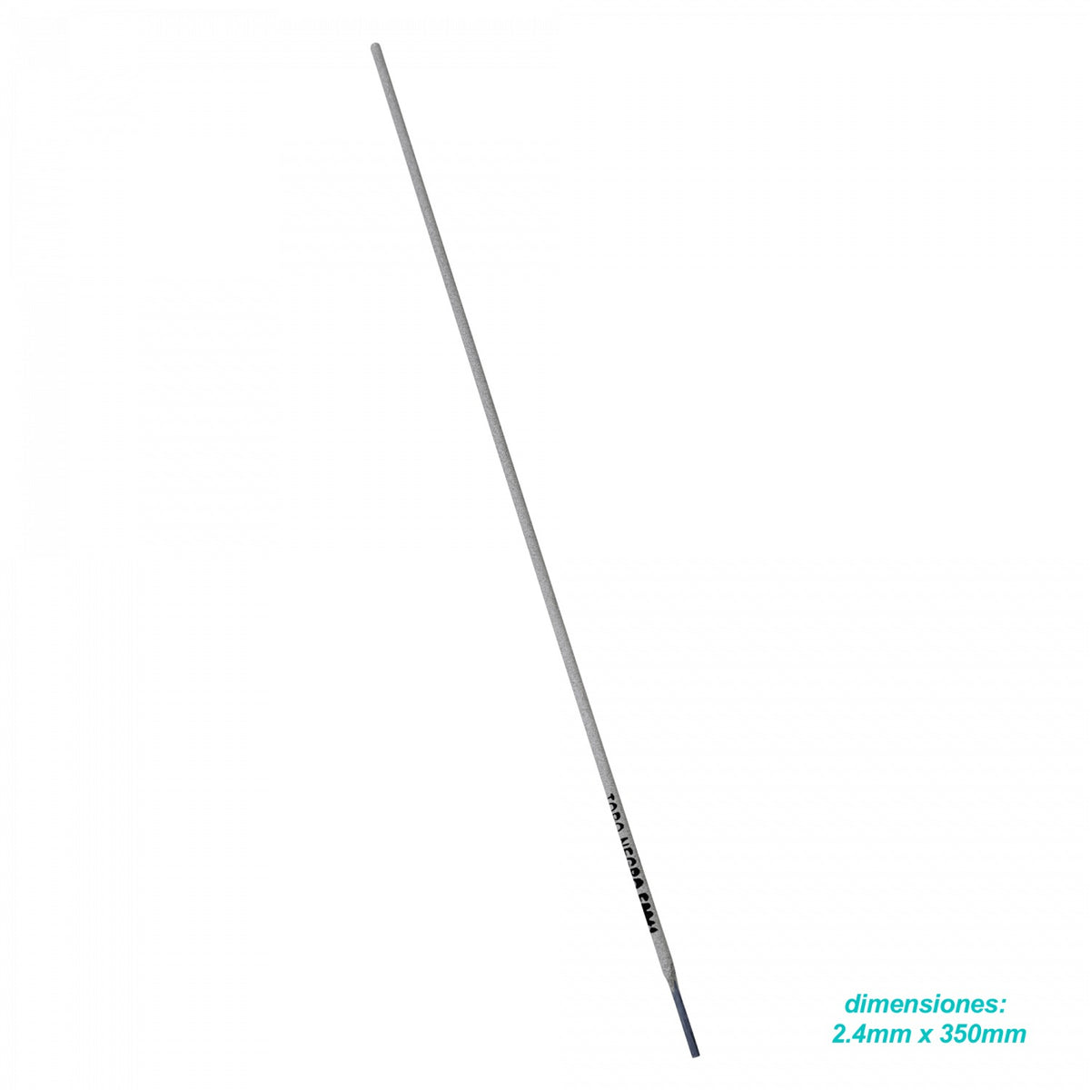 E6011 Electrodo 3/32p 2,4x350mm 1kg 50-80Amp soldadura fierro 2.5mm