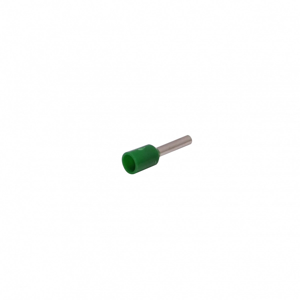 E1008-V Verde 1,0mm² 8/15mm Pack 100 Terminales Aislados Puntera Ferrules AWG18 Crimpeables