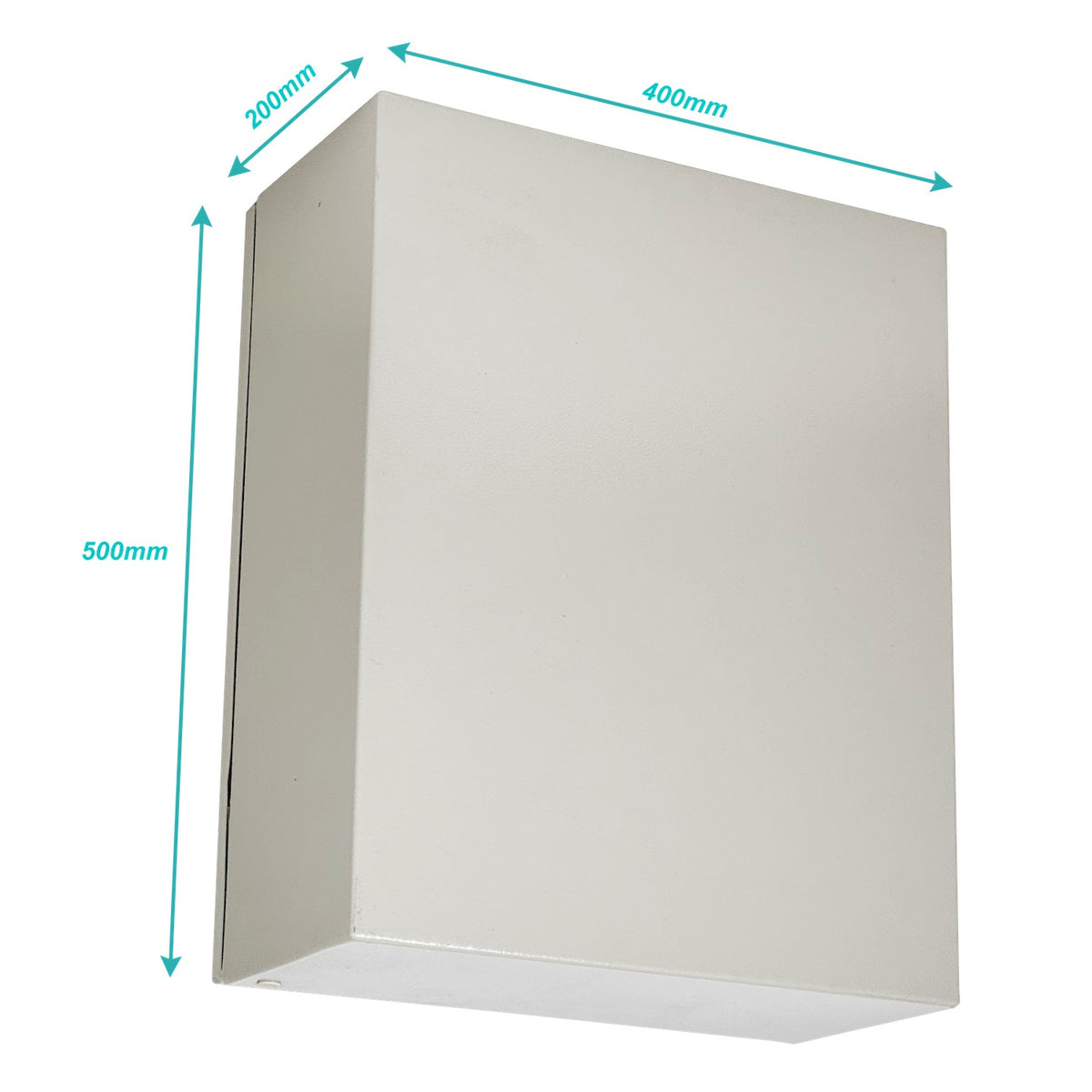 SA7535 500x400x200mm 1 puerta sin cerradura Armario Metálico IP54 Crema