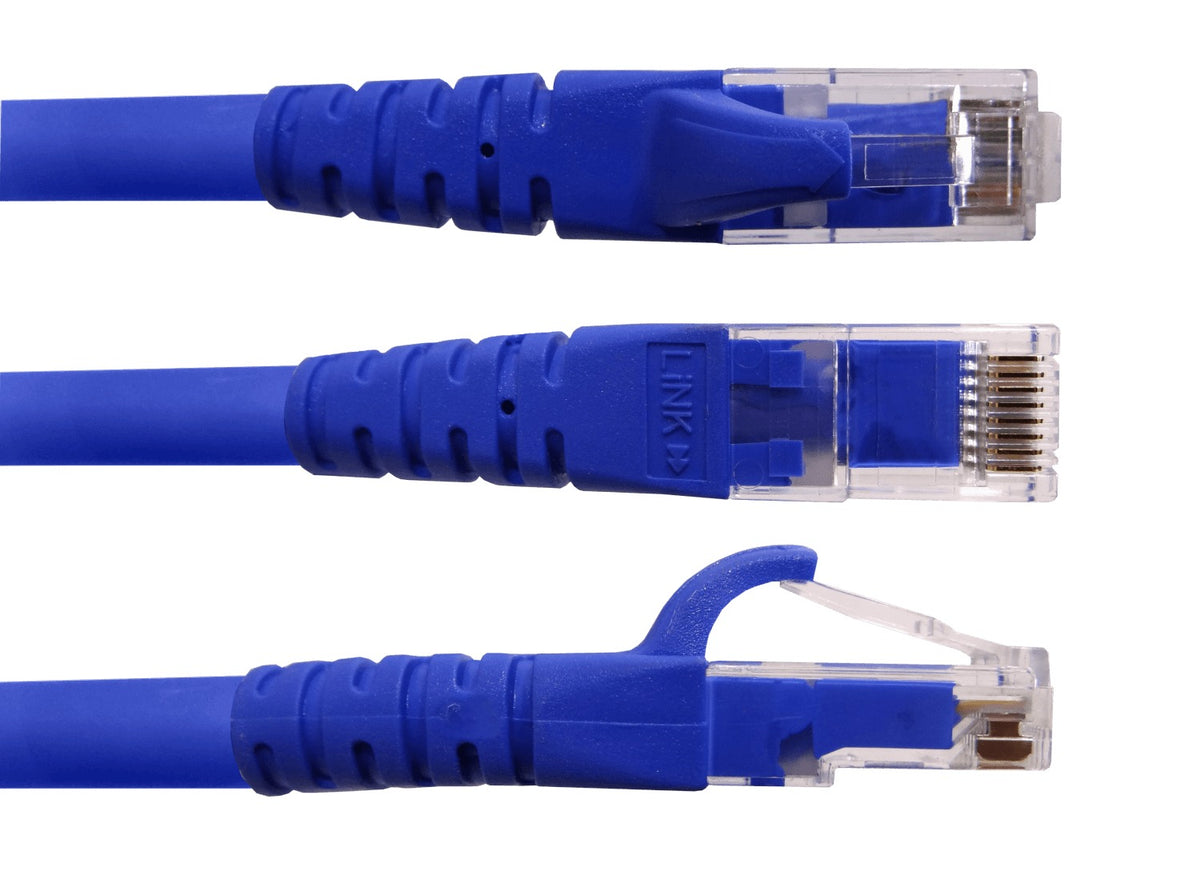 CP6A-05-4 LINKMADE 4 unidades 50cm CAT6 Azul LSZH Cable de parcheo inyectado 4x0,5 metros