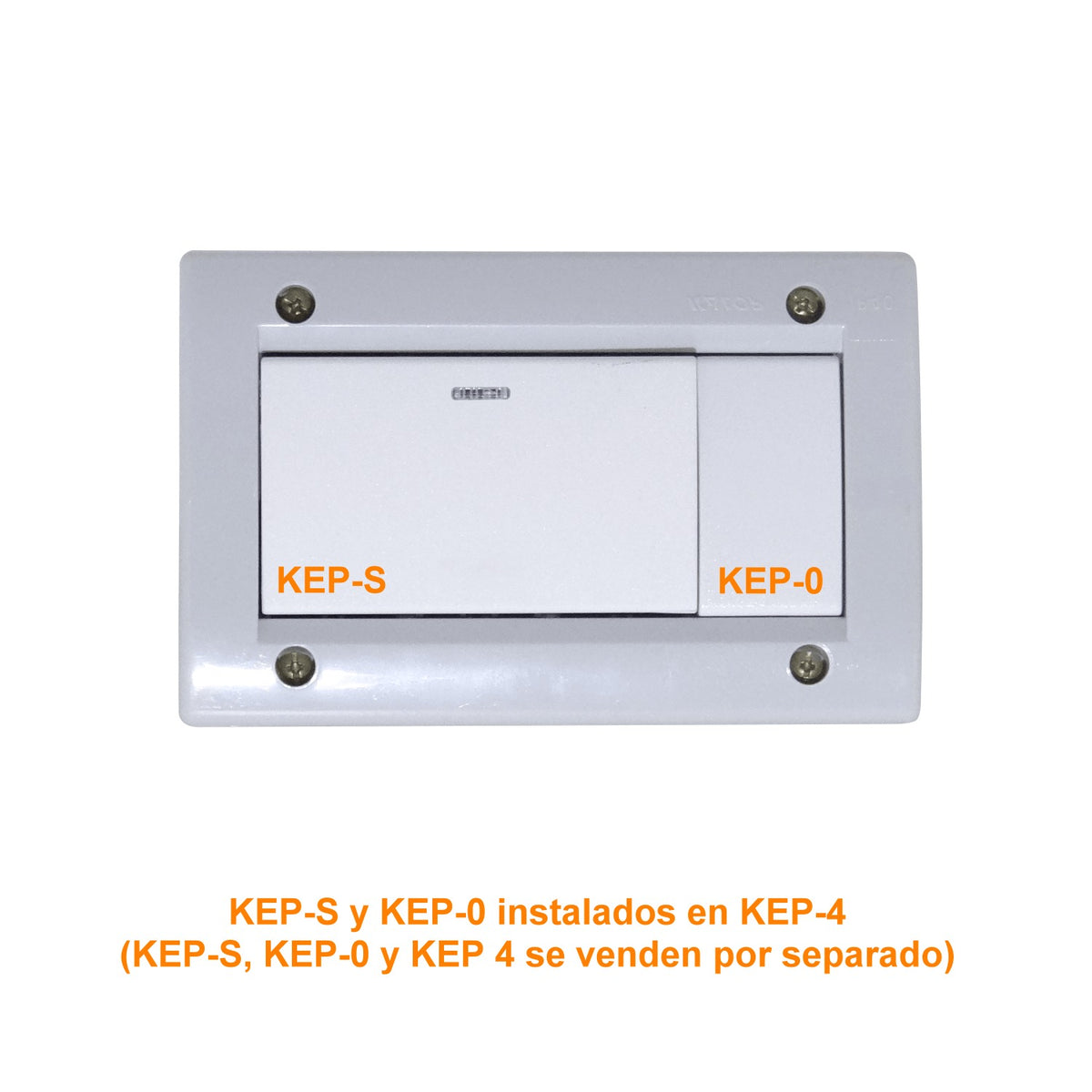KEP-S KALOP Blanco Mecanismo Pulsador 2-contactos Interruptor 16A 250V requiere-marco/KEP-A KP40123
