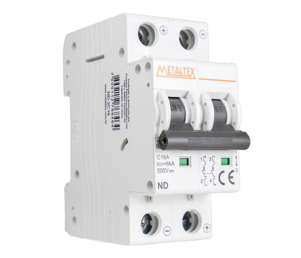 Mini Disyuntores de Corriente Continua (CC) - 25A - 2 Polos