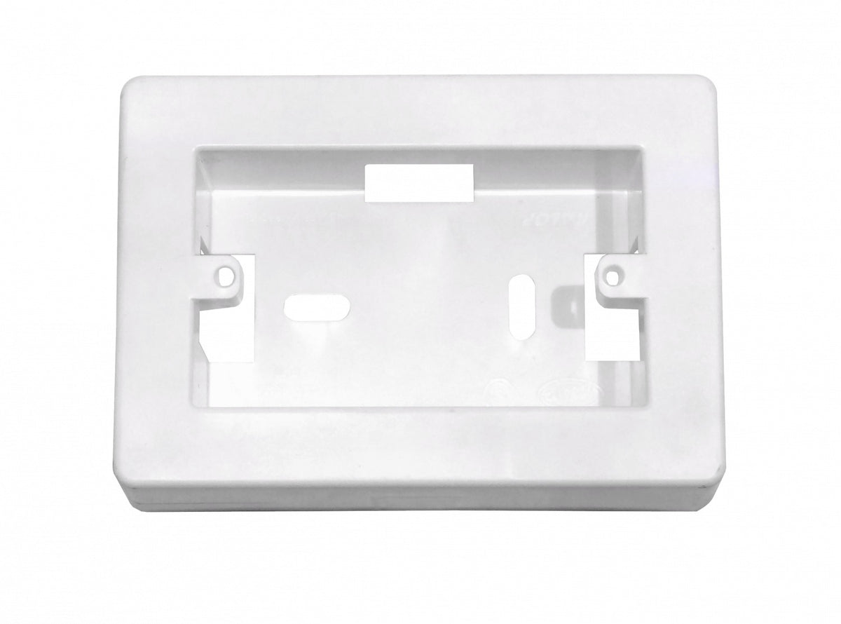 FPCWK KALOP Caja Plástica para Puesto de Trabajo 34mm-Alto 130x91mm Placa Frontal 70x114