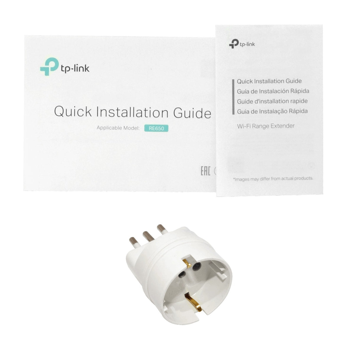 RE650 TP-LINK Amplificador de señal Schuko AC2600 doble banda 5GHz/2,4GHz, velocidad 1733/800Mbps, puerto 1-1000, 4 antenas