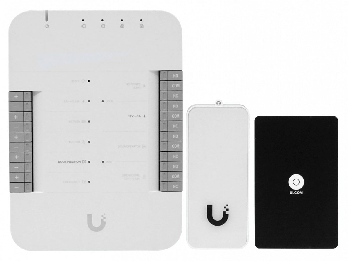 UA-G2-SK. Paquete de interfaz UA-G2 + concentrador UA-Hub-G2 + 10 credenciales Unifi-Access UA-G2-SK-EU UBIQUITI