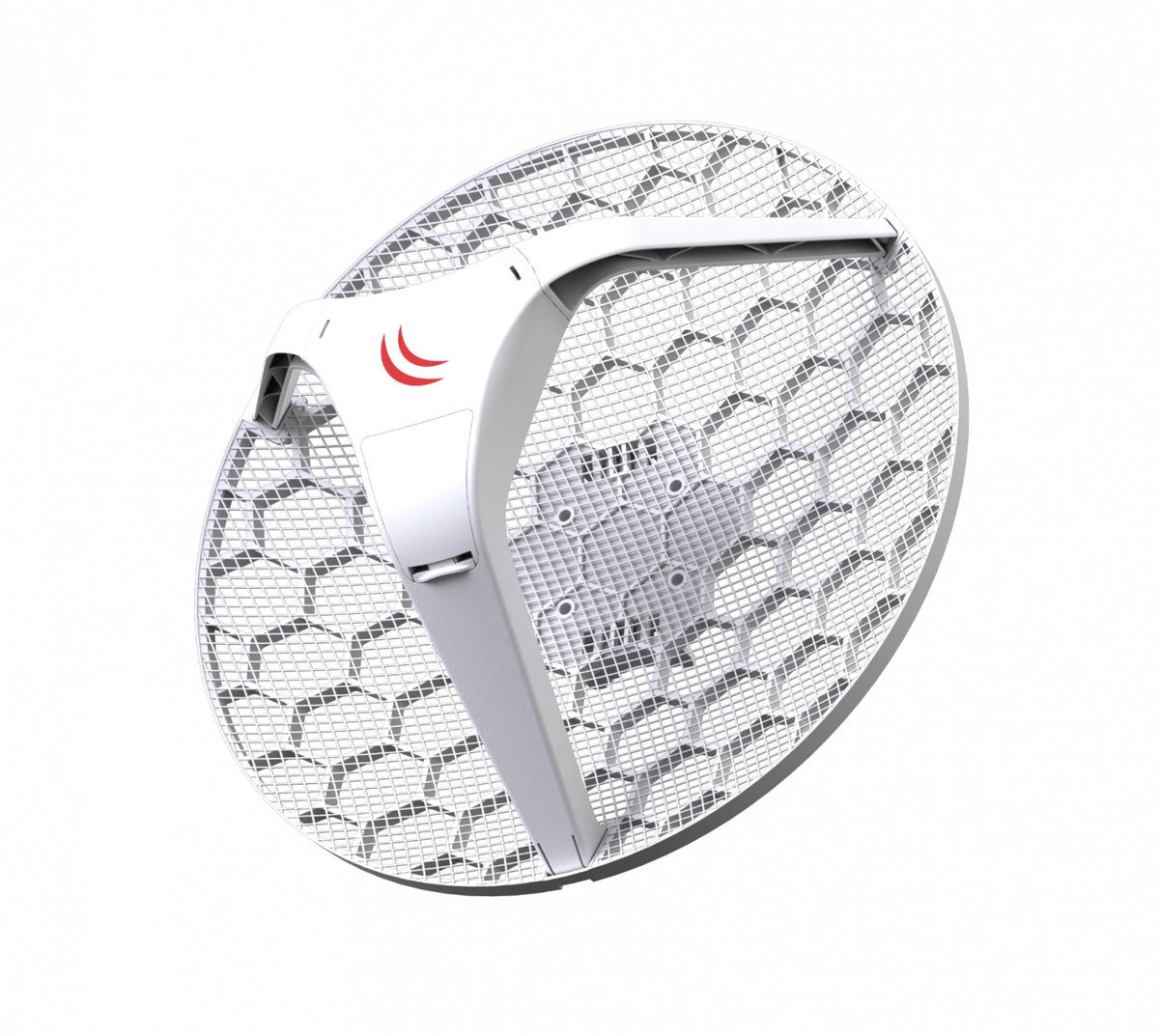 LHG-2 MIKROTIK Antena de Rejilla 2,4GHz Ganancia 18dBi Apertura 18º Potencia 25dBm 1-Puerto 100Mbps 2x2 MIMO Capa 3 Alimentación 11-30V Diámetro 391mm Fuente 24V Incluida