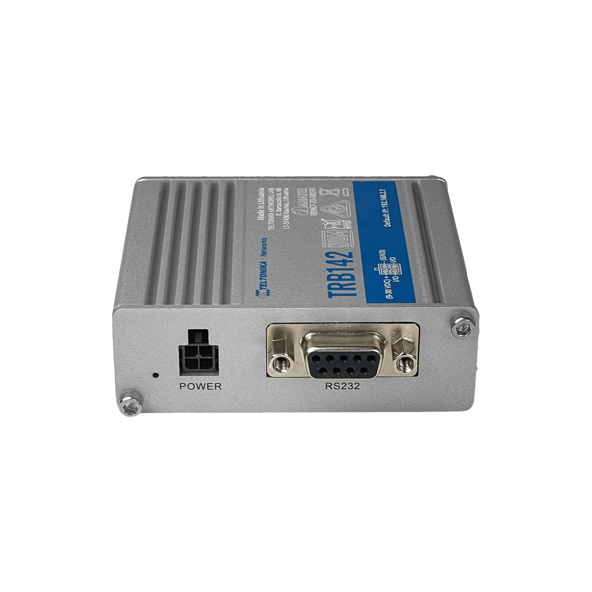 TRB142 TELTONIKA Pasarela RS232 4G/LTE-Cat1 3G/2G 1-Tarjeta SIM 1-Antena SMA USB 2-Entradas/Salidas 9-30V