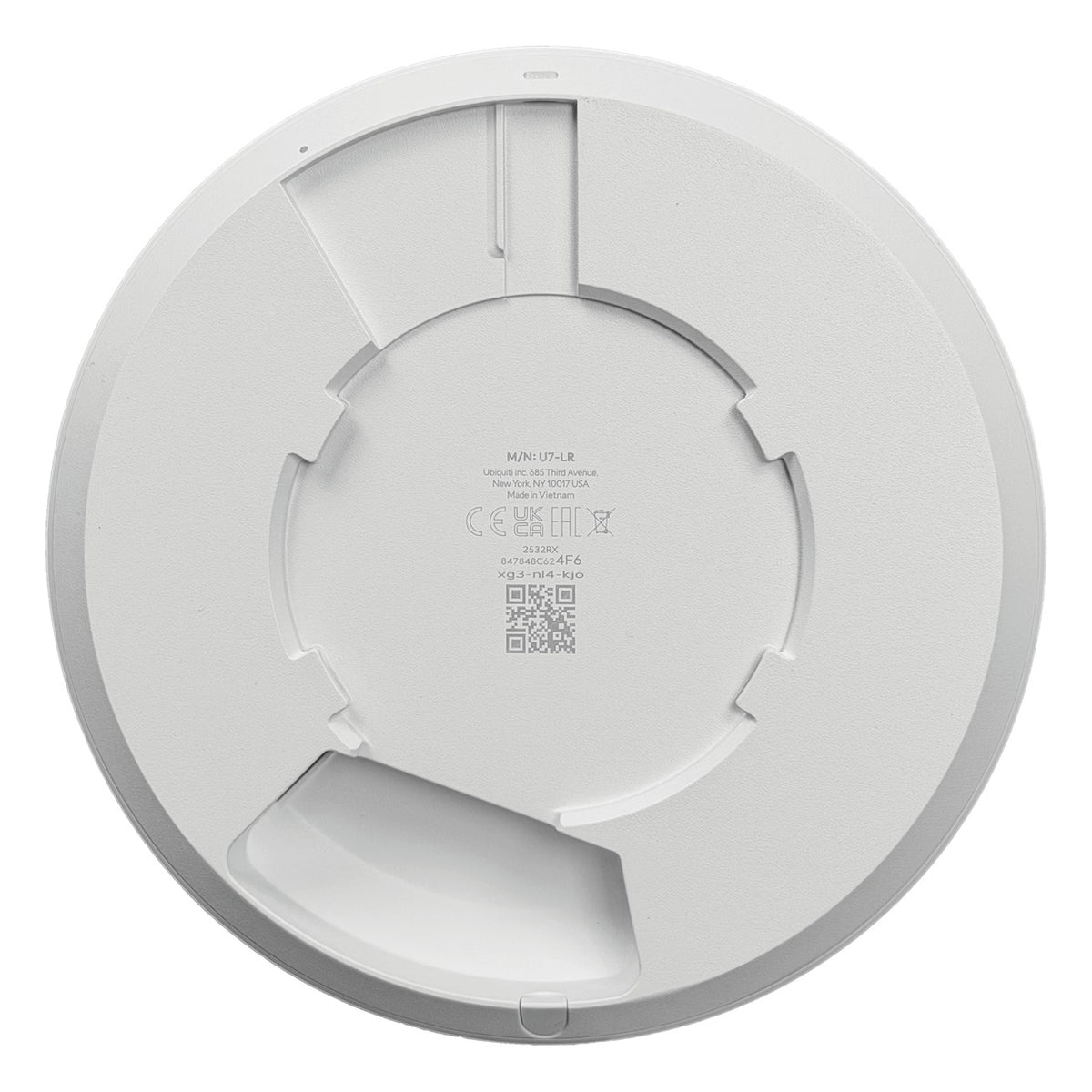 U7-LR. UI 2x3 5Gbps 5/2,4GHz 6/4dBi req-PoE48at/17W 1-2500 WiFi7-255 U7-LR-US UBIQUITI