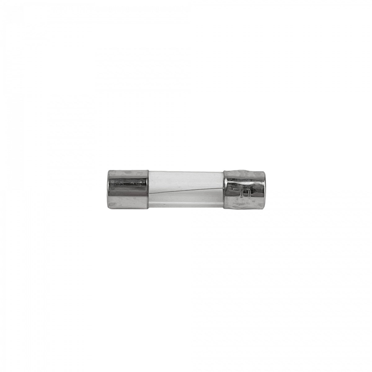 FUSE-1V Caja con 100 unidades de fusible cilíndrico de vidrio de acción rápida, 1 amperio, dimensiones 5x20 mm, 250 voltios.