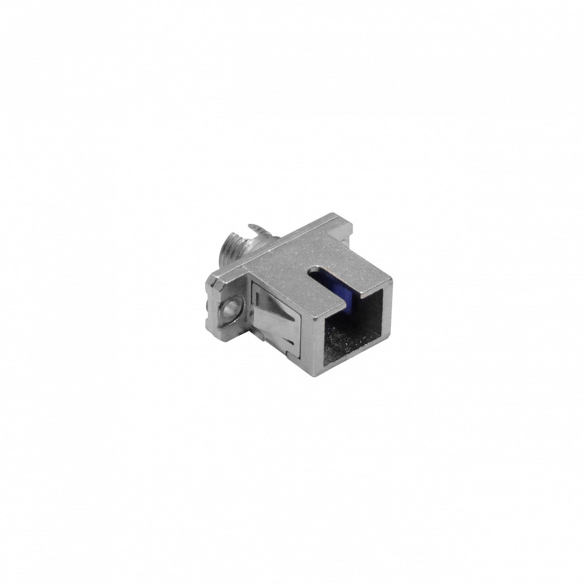 FASCF Acoplador Metálico Simplex Monomodo FC-SC para Fibra Óptica Adaptador para Panel o Caja de Distribución