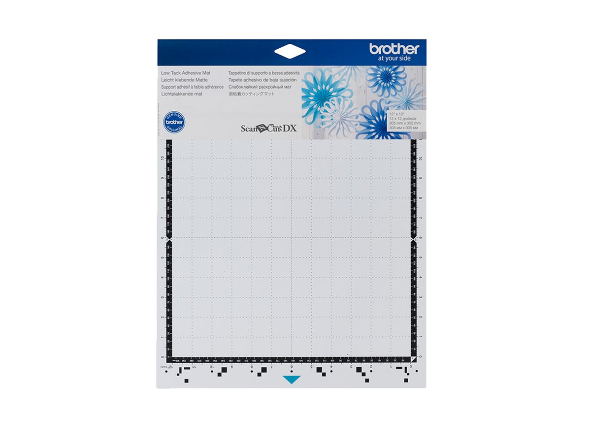 CADXMATLOW12 BROTHER Alfombrilla 305x305mm de Baja Adherencia Base/Soporte para Plotter de Corte ScanNCut DX