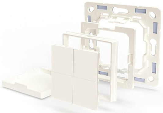 Interruptor Inalámbrico Shelly BLU Wall Switch 4 ZB Stand Alone de 4 Botones Bluetooth y Zigbee